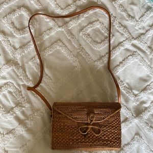 Wicker rectangle purse from revolve